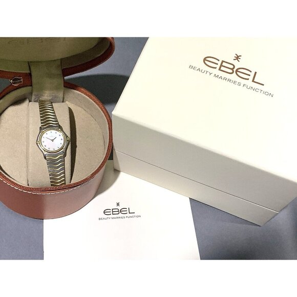 Ebel Women\'s Watch Swiss Quartz Diamond Mother of Pearl Dial Two Tone 18k Steel main image 10